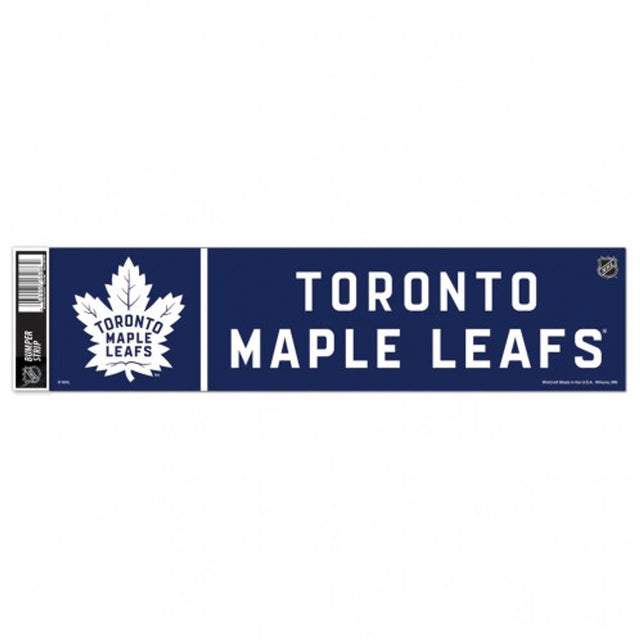 Calcomanía de Toronto Maple Leafs, estilo tira para parachoques de 3 x 12 pulgadas