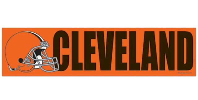 Calcomanía para parachoques de los Cleveland Browns