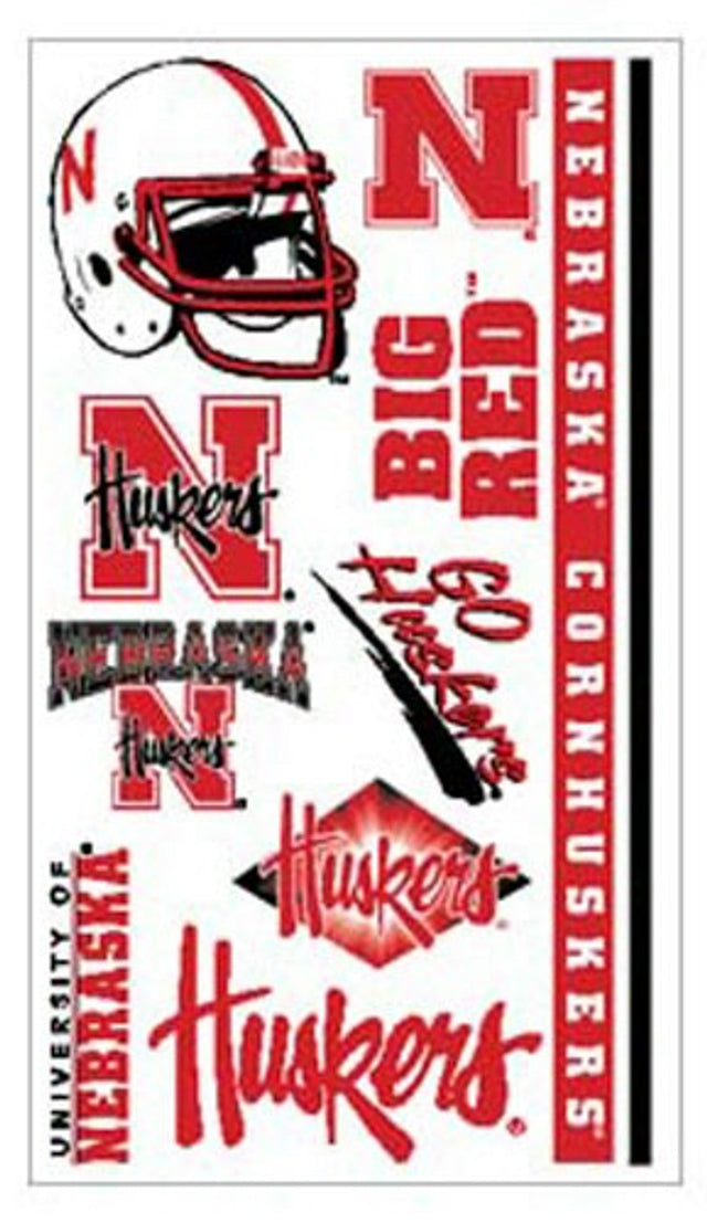 Nebraska Cornhuskers Temporary Tattoos