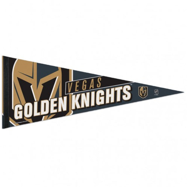 Banderín de los Vegas Golden Knights de 12 x 30, estilo premium