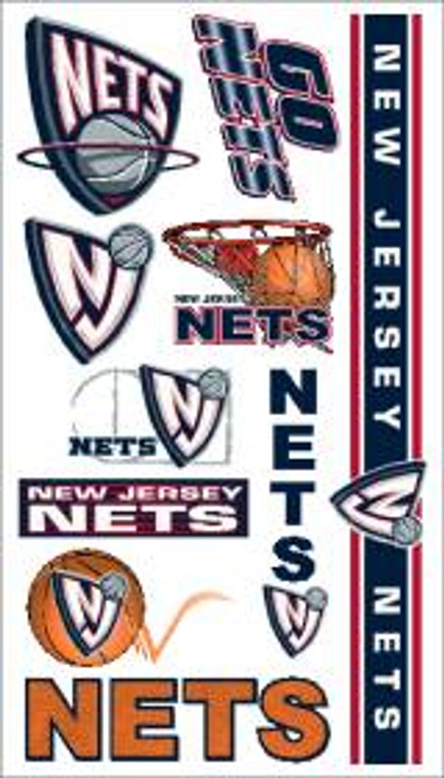 Tatuajes temporales de los New Jersey Nets