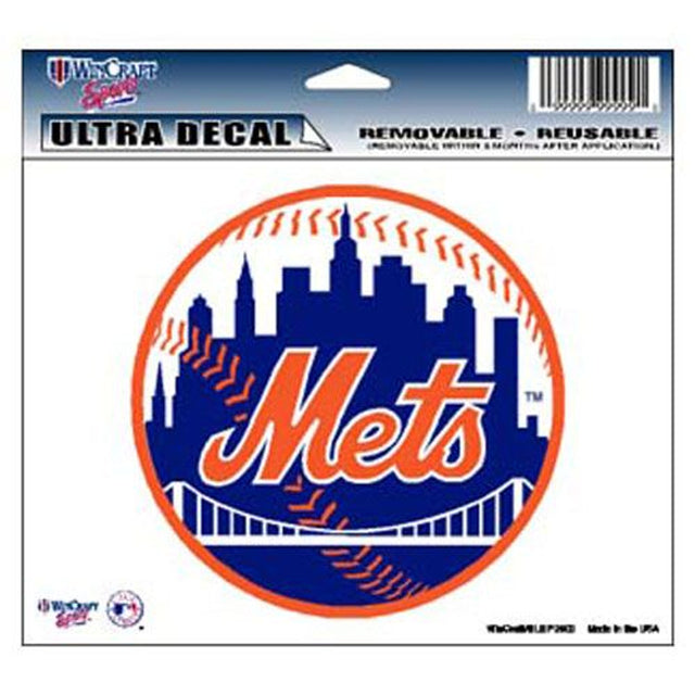 Calcomanía Ultra Color de los New York Mets de 5 x 6 pulgadas