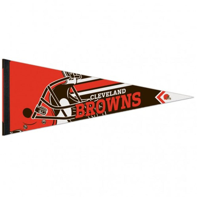 Banderín de los Cleveland Browns de 12 x 30, estilo premium