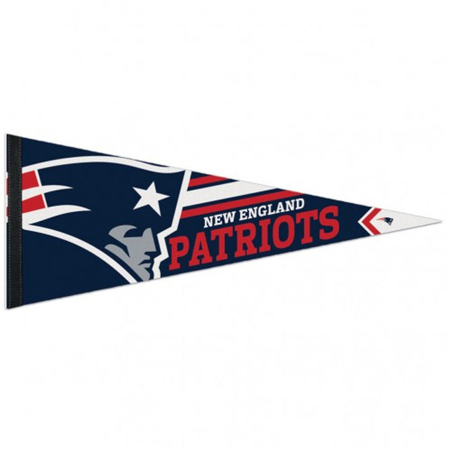 Banderín de los New England Patriots de 12 x 30, estilo premium