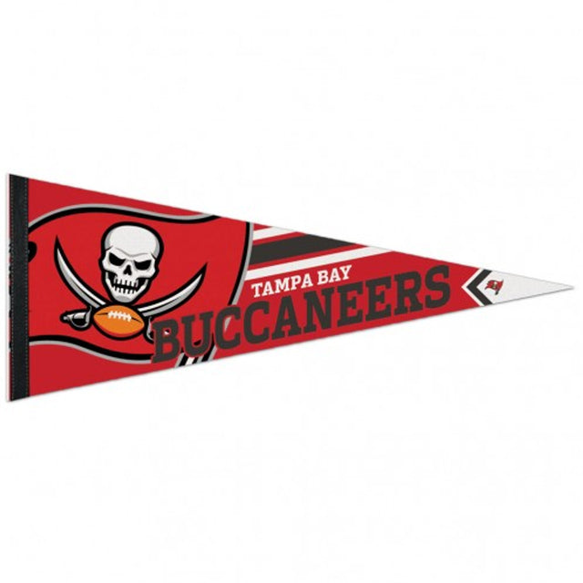 Banderín de los Tampa Bay Buccaneers de 12 x 30, estilo premium