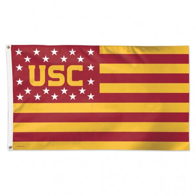 USC Trojans Flag 3x5 Deluxe Style Stars and Stripes Design