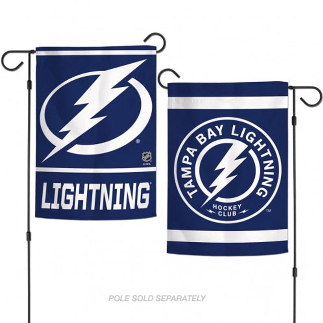 Bandera de Tampa Bay Lightning de 12 x 18 pulgadas, estilo jardín, de 2 lados