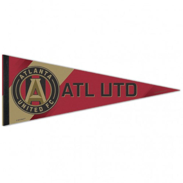 Banderín del Atlanta United FC de 12 x 30 cm, estilo premium