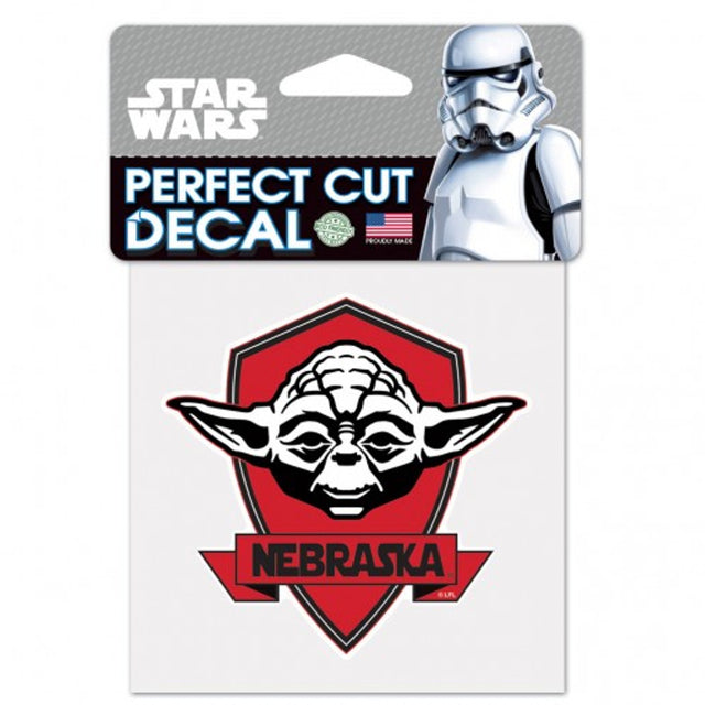 Nebraska Cornhuskers Decal 4x4 Perfect Cut Star Wars Yoda