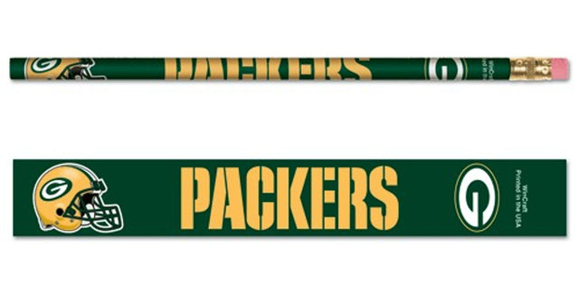 Green Bay Packers Pencil 6 Pack