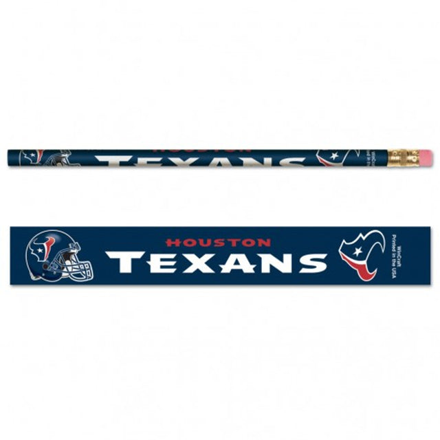 Paquete de 6 lápices de los Houston Texans