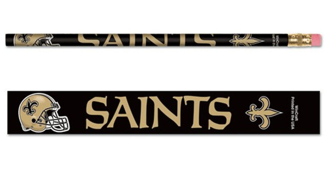 Paquete de 6 lápices de los New Orleans Saints