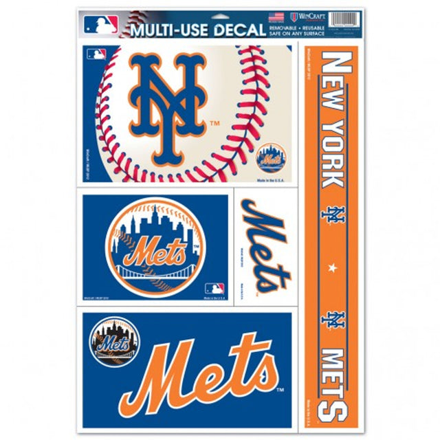 Calcomanía Ultra de los Mets de Nueva York de 11 x 17 pulgadas