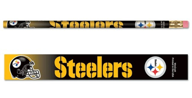 Paquete de 6 lápices de los Pittsburgh Steelers