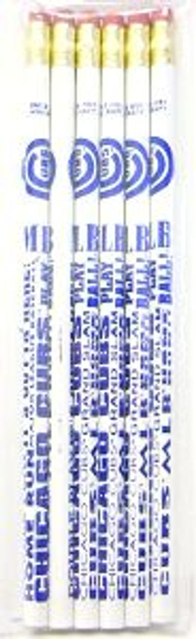 Chicago Cubs Pencil 6 Pack