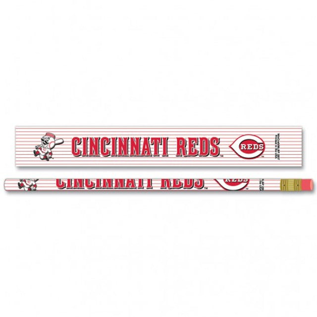 Paquete de 6 lápices de los Cincinnati Reds