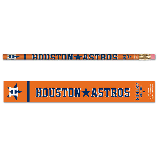 Paquete de 6 lápices de los Houston Astros