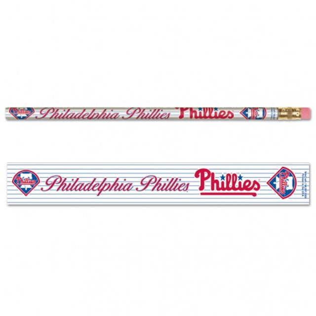 Paquete de 6 lápices de los Philadelphia Phillies