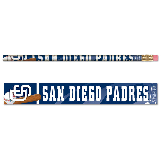 San Diego Padres Pencil 6 Pack