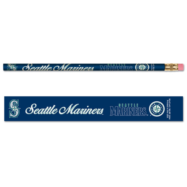 Paquete de 6 lápices de los Seattle Mariners