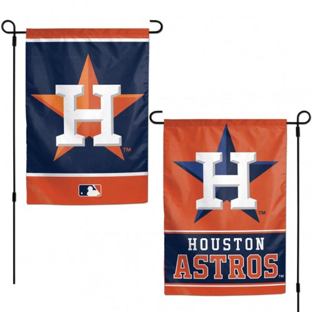 Bandera de los Houston Astros de 12 x 18 pulgadas, estilo jardín, de 2 lados