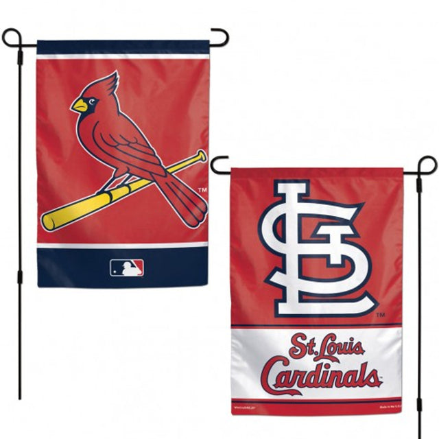 Bandera de los St. Louis Cardinals de 12 x 18 pulgadas, estilo jardín, de 2 lados