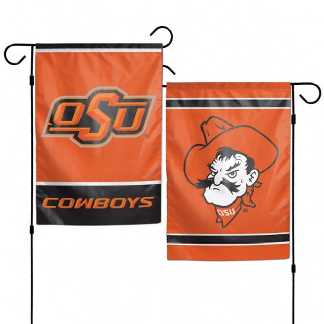 Bandera de los Oklahoma State Cowboys de 12 x 18 pulgadas, estilo jardín, de 2 lados