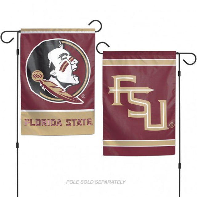 Bandera de los Seminoles del estado de Florida, estilo jardín, 12 x 18, 2 lados