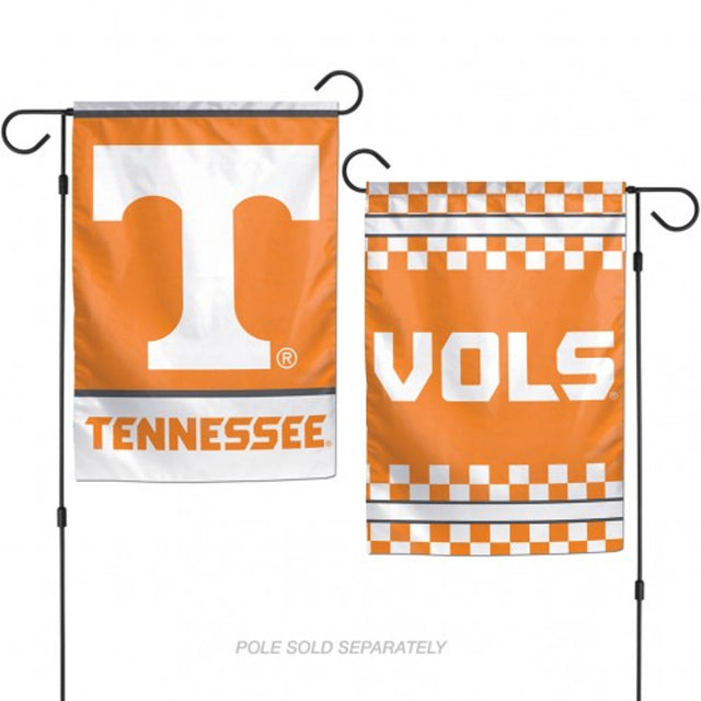 Bandera de los Voluntarios de Tennessee de 12 x 18 pulgadas, estilo jardín, de 2 lados