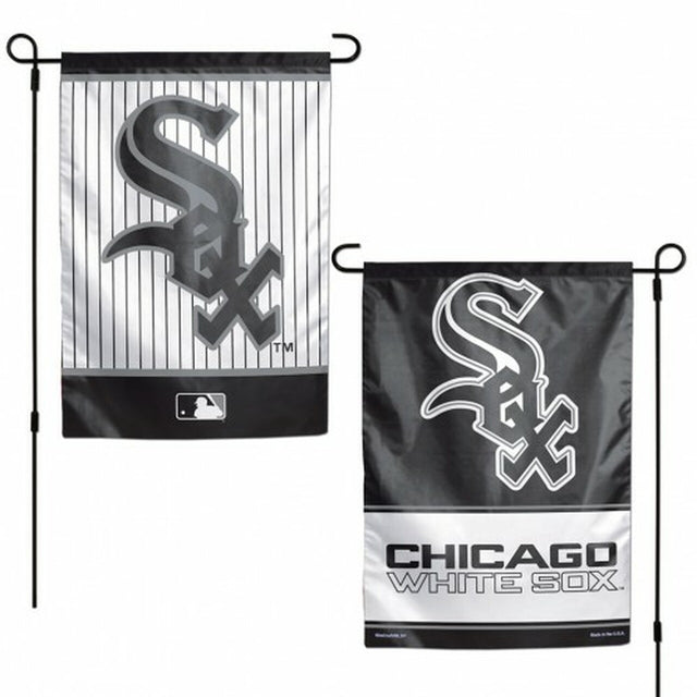 Bandera de los White Sox de Chicago de 12 x 18 pulgadas estilo jardín