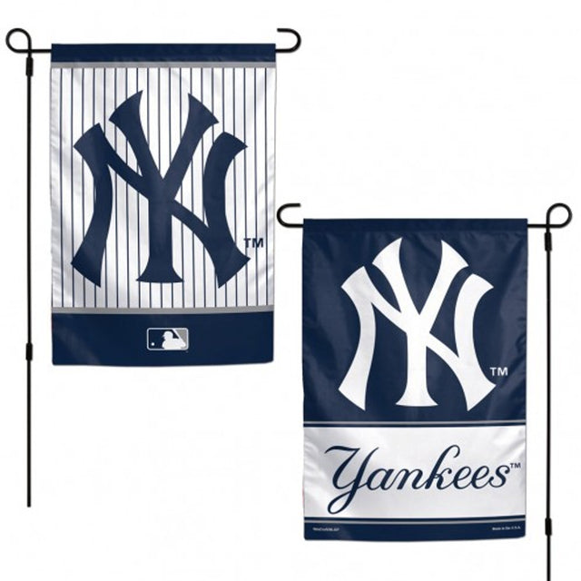 Bandera de los Yankees de Nueva York de 12 x 18 pulgadas, estilo jardín, de 2 lados