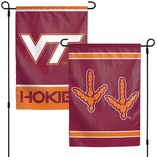 Bandera de Virginia Tech Hokies de 12 x 18 pulgadas, estilo jardín, de 2 lados