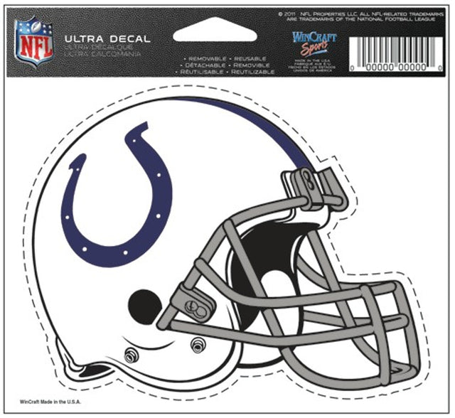 Calcomanía de los Indianapolis Colts, 5 x 6, color ultra