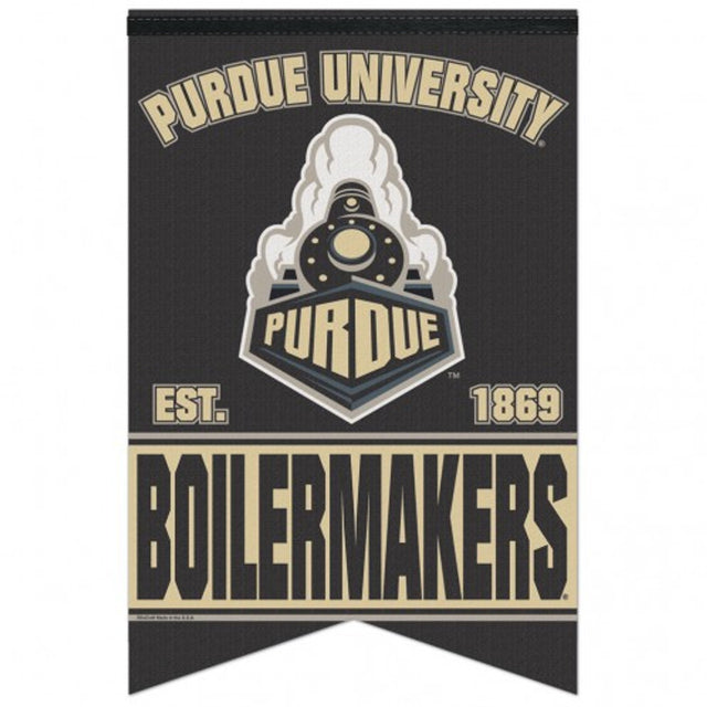 Pancarta de los Purdue Boilermakers de 17 x 26 pulgadas, estilo banderín, de fieltro de primera calidad