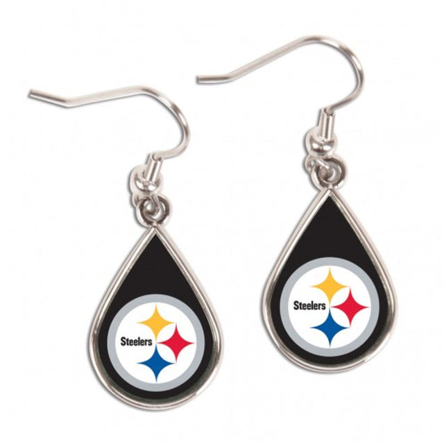 Pittsburgh Steelers Earrings Tear Drop Style