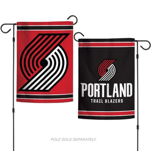 Bandera de los Portland Trail Blazers de 12 x 18 pulgadas, estilo jardín, de 2 lados