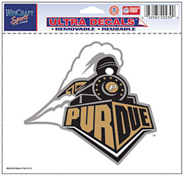 Calcomanía de Purdue Boilermakers de 5 x 6 pulgadas en color ultra