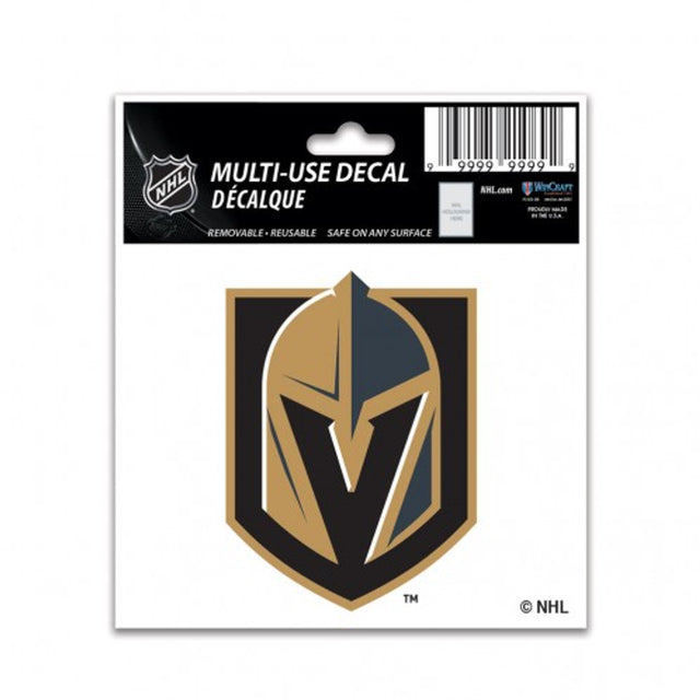 Calcomanía de los Vegas Golden Knights, 3 x 4, color multiuso