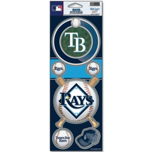 Pegatinas de los Tampa Bay Rays Prismatic