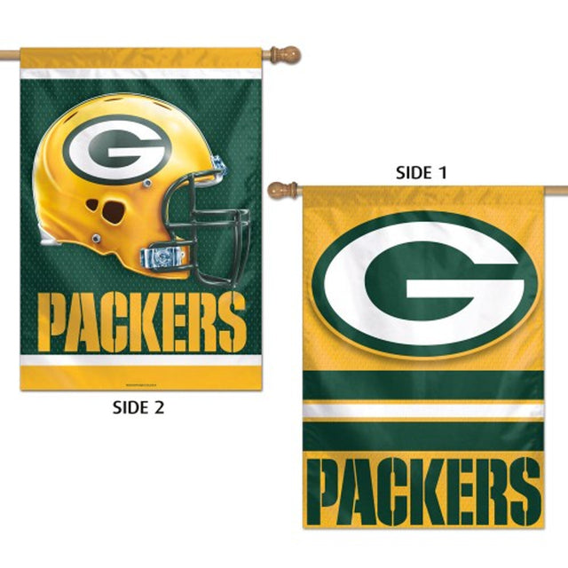 Banner de los Green Bay Packers de 28 x 40 pulgadas, vertical, de primera calidad, de 2 lados