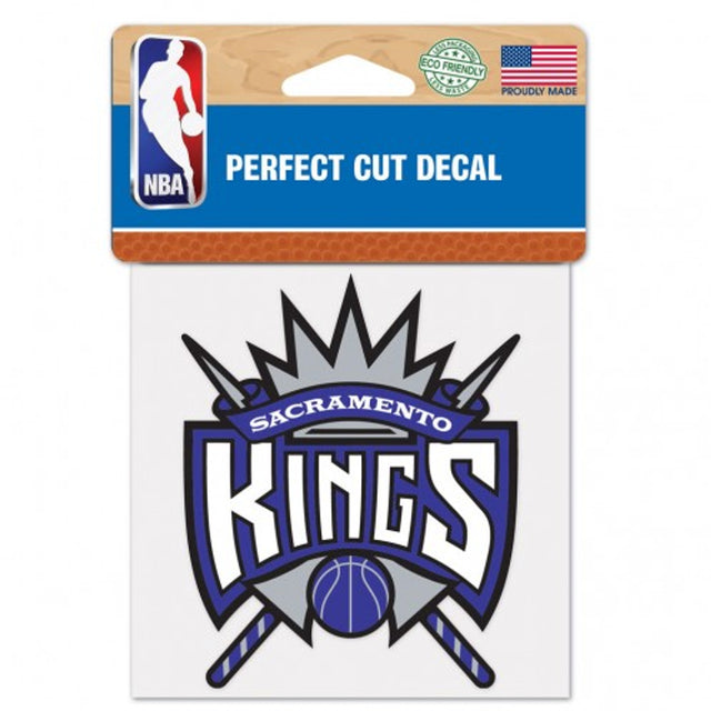 Sacramento Kings Decal 4x4 Perfect Cut Color