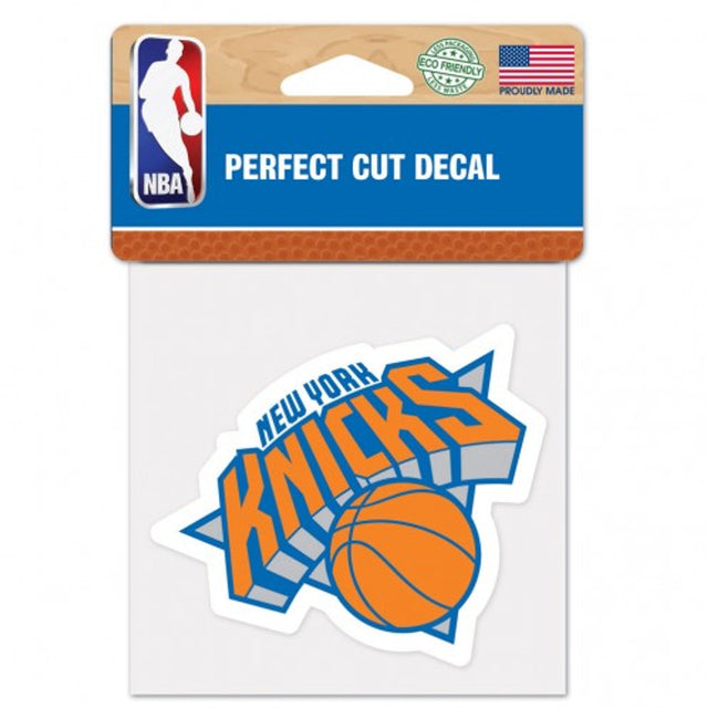 Calcomanía de los New York Knicks 4x4 con corte perfecto y color