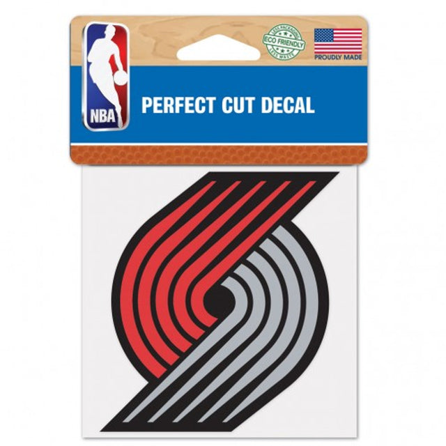 Portland Trail Blazers Decal 4x4 Perfect Cut Color