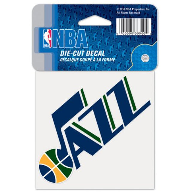 Utah Jazz Decal 4x4 Perfect Cut Color