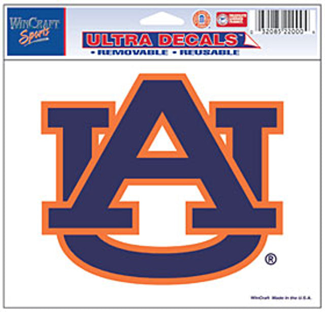 Calcomanía de los Auburn Tigers de 5 x 6 pulgadas en color ultra