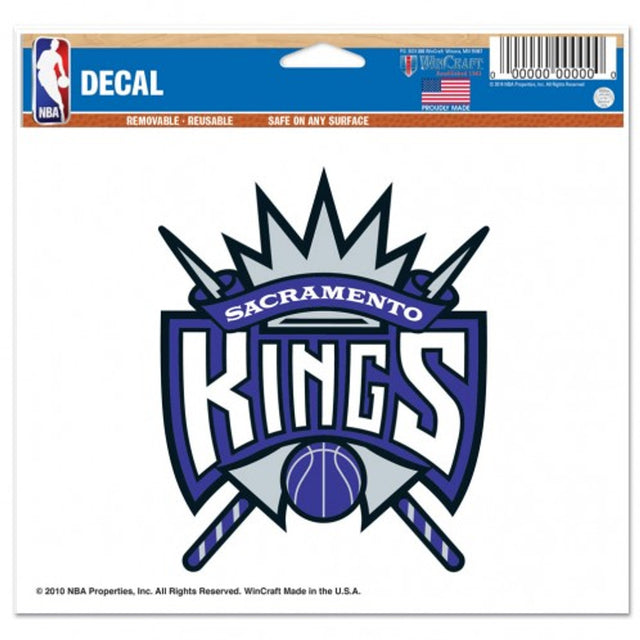 Sacramento Kings Decal 5x6 Color