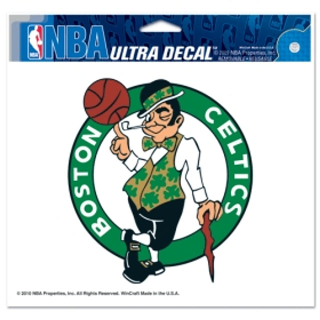 Calcomanía de los Boston Celtics de 5 x 6 pulgadas, Ultra Leprechan