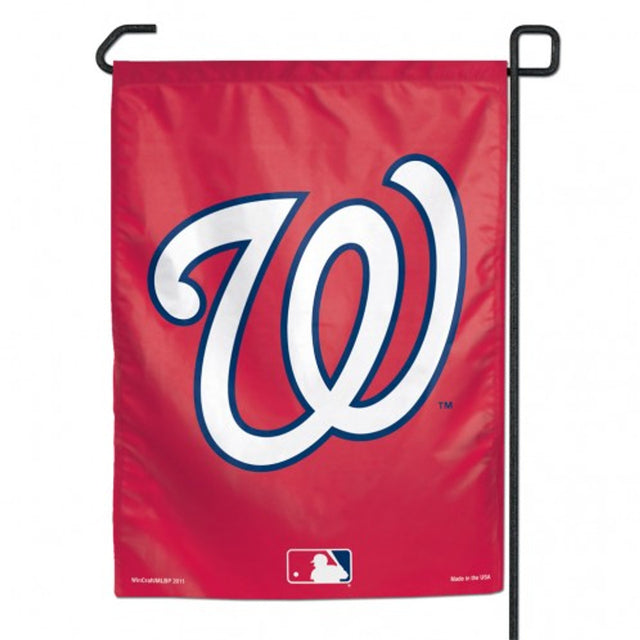 Bandera de los Washington Nationals de 12 x 18 pulgadas, estilo jardín, de 2 lados