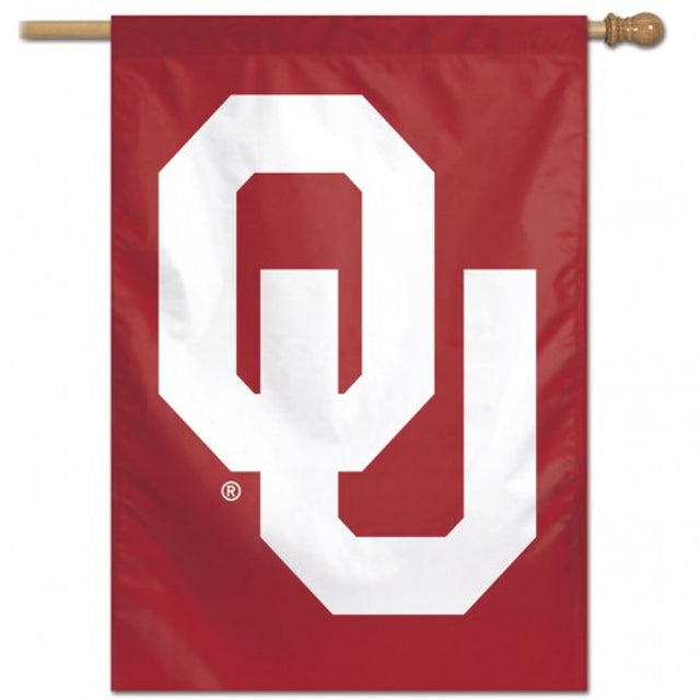 Pancarta vertical de los Oklahoma Sooners de 28 x 40 pulgadas