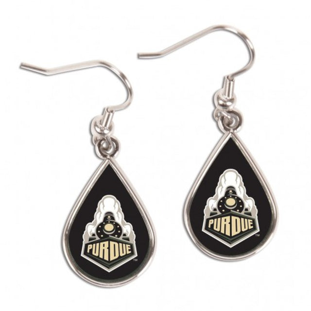 Purdue Boilermakers Earrings Tear Drop Style